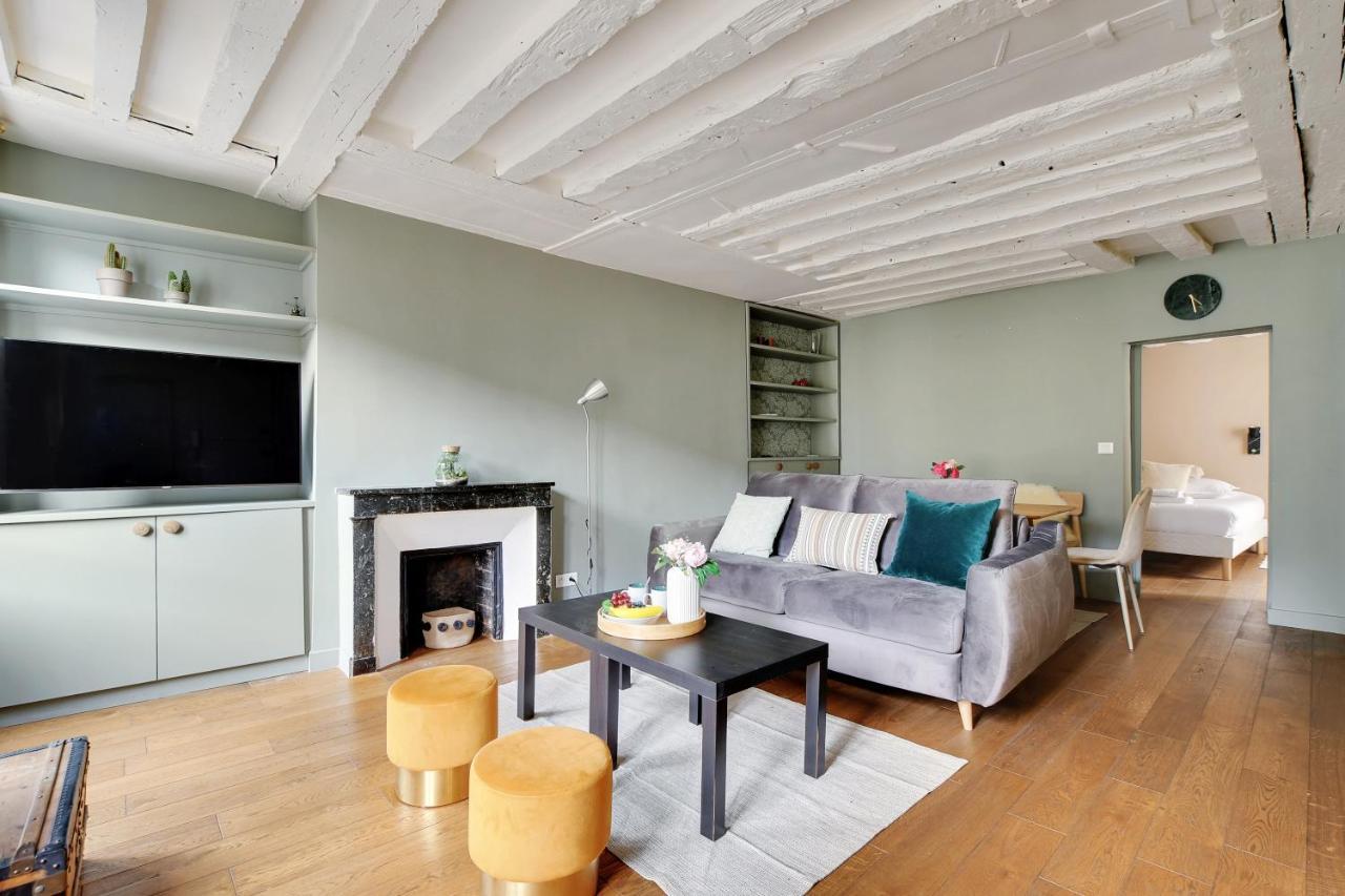 Chic Apartment -1Br-4P- Haut Marais - Republique Paris Eksteriør bilde