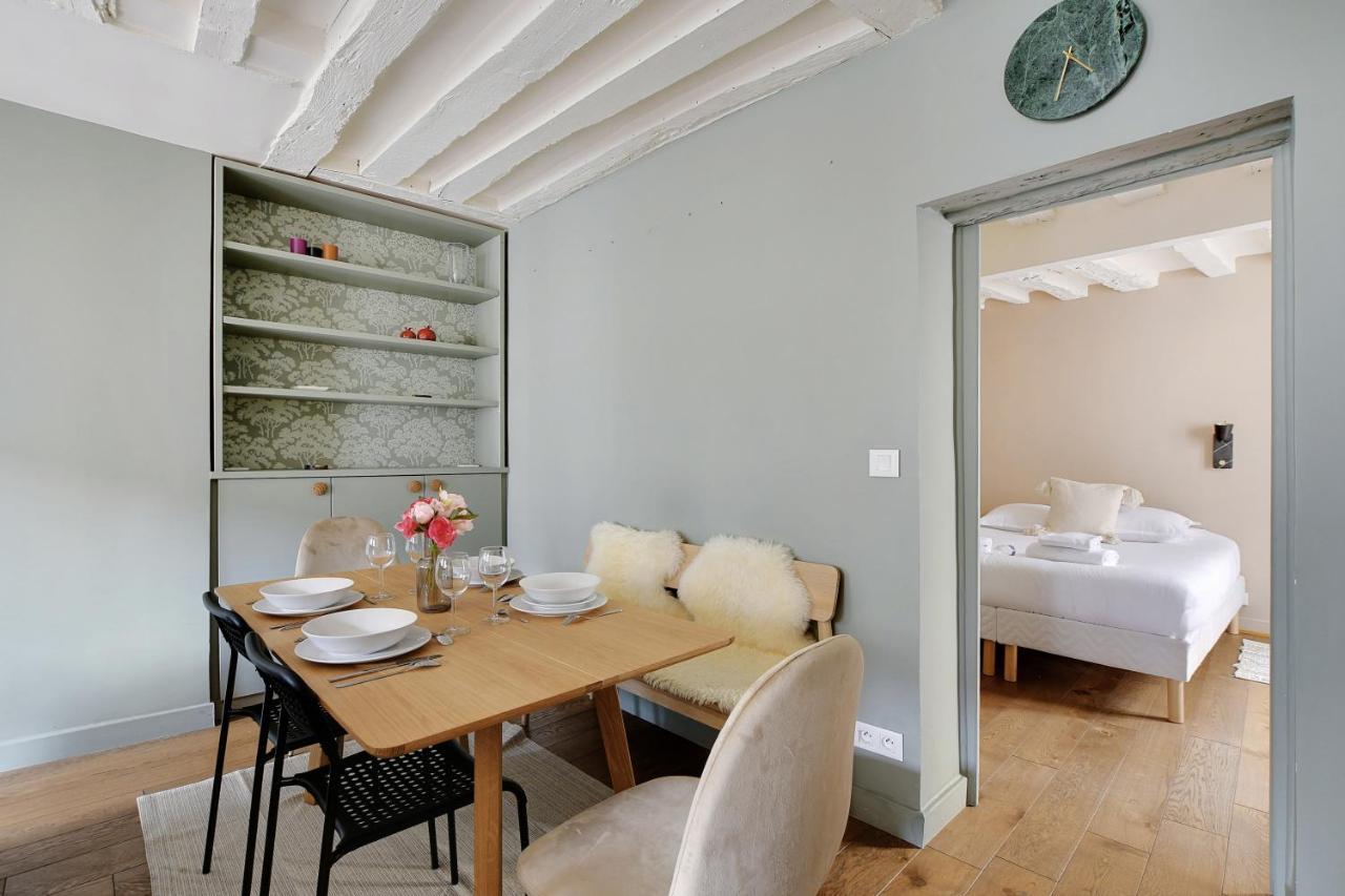 Chic Apartment -1Br-4P- Haut Marais - Republique Paris Eksteriør bilde