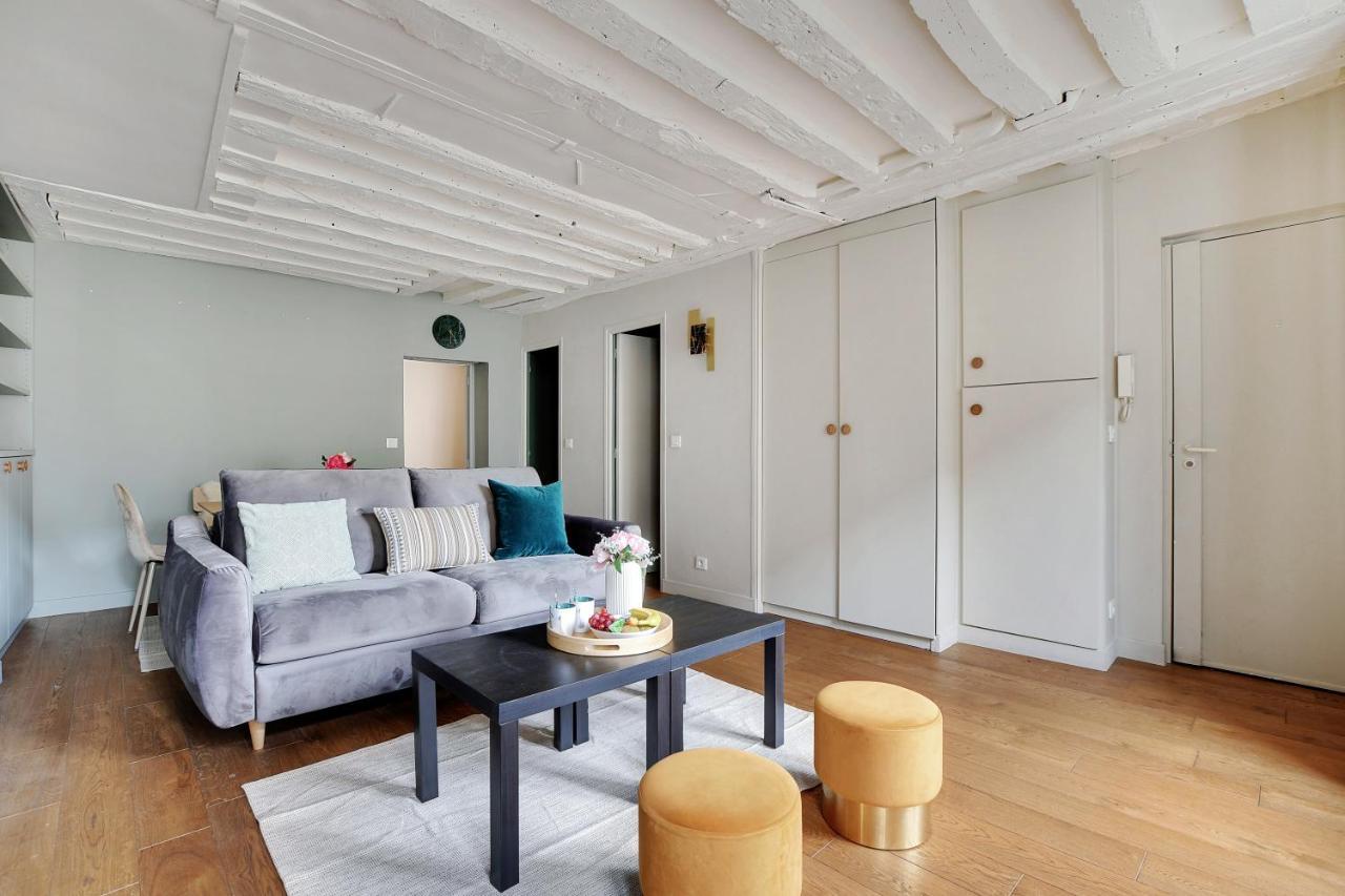 Chic Apartment -1Br-4P- Haut Marais - Republique Paris Eksteriør bilde
