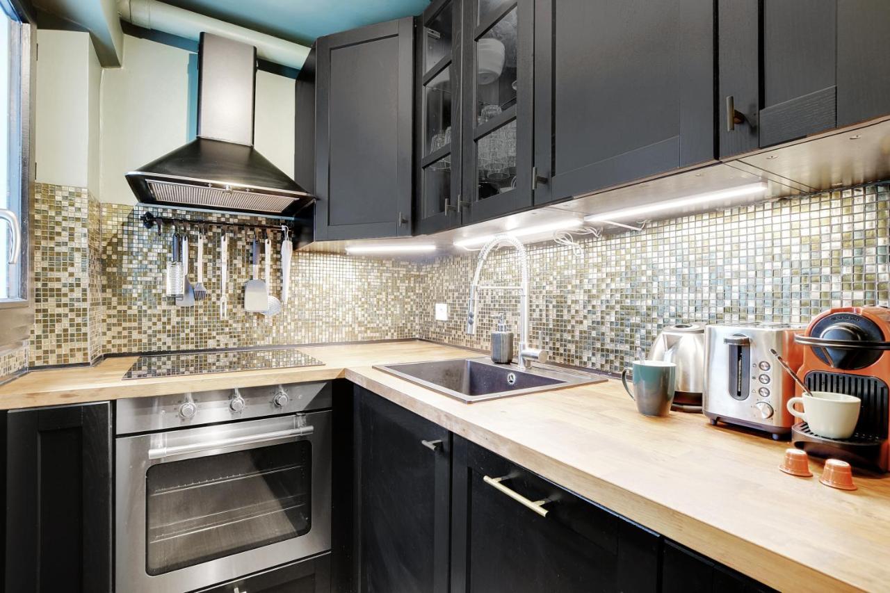 Chic Apartment -1Br-4P- Haut Marais - Republique Paris Eksteriør bilde